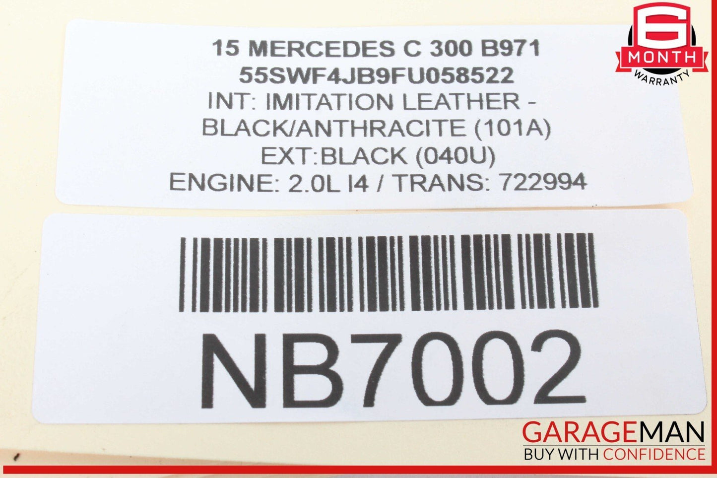 15-20 Mercedes W205 C300 Rear Left or Right Suspension Lower Control Arm OEM