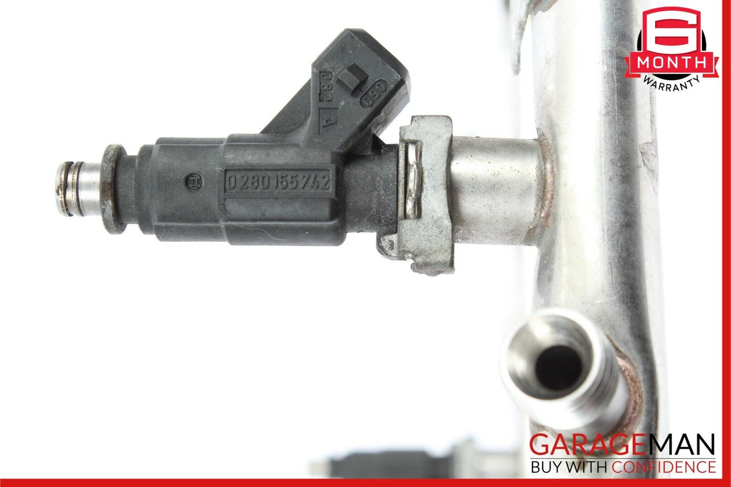 98-00 Mercedes ML320 E320 CLK320 Fuel Injector Injection Rail w/ Fuel Injectors