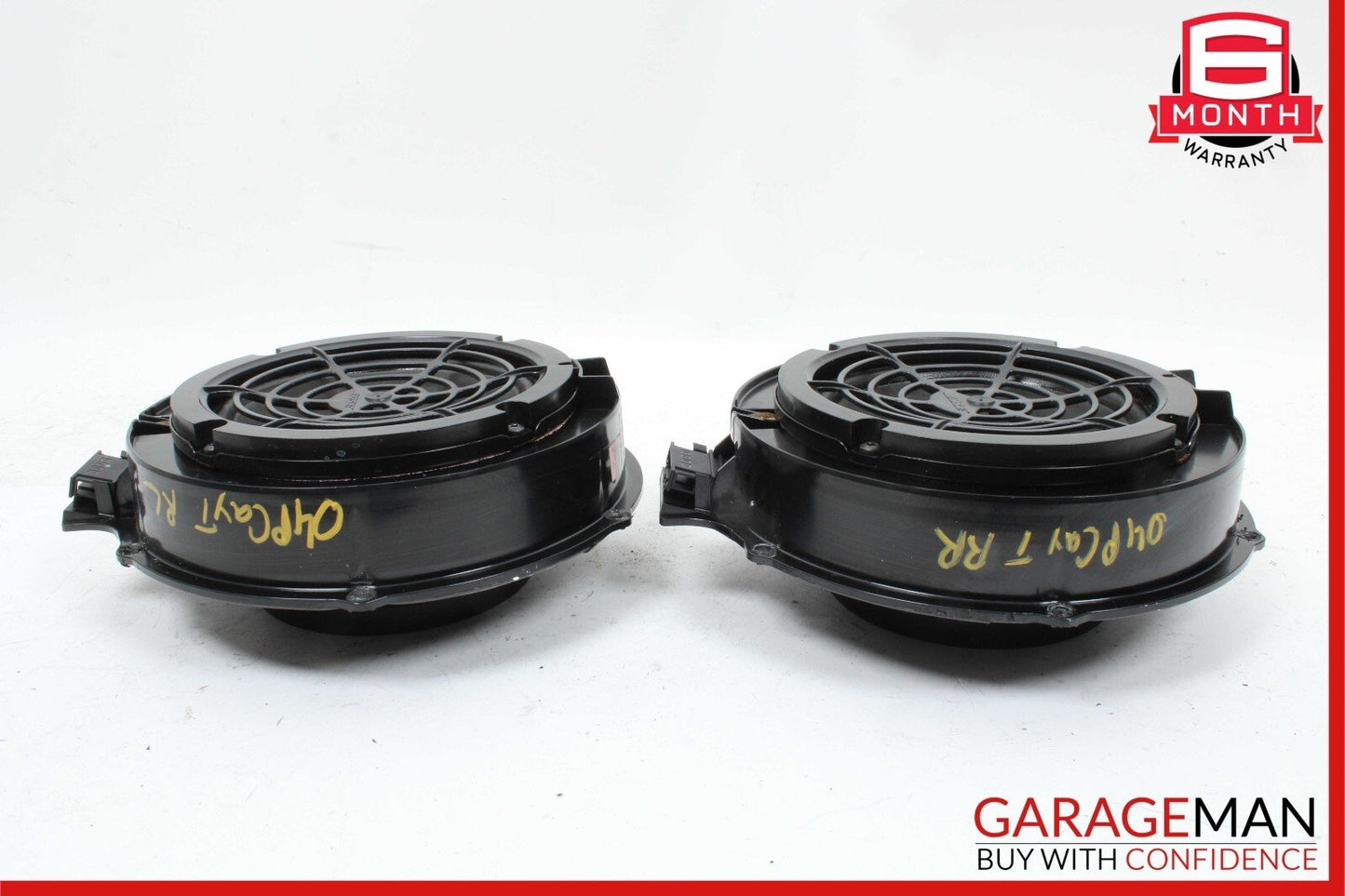 03-10 Porsche Cayenne S 955 957 Bose Rear Left & Right Side Door Speaker Set OEM