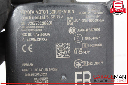 20-22 Toyota C-HR Rear Left or Rear Right Side Blind Spot Radar Sensor Module