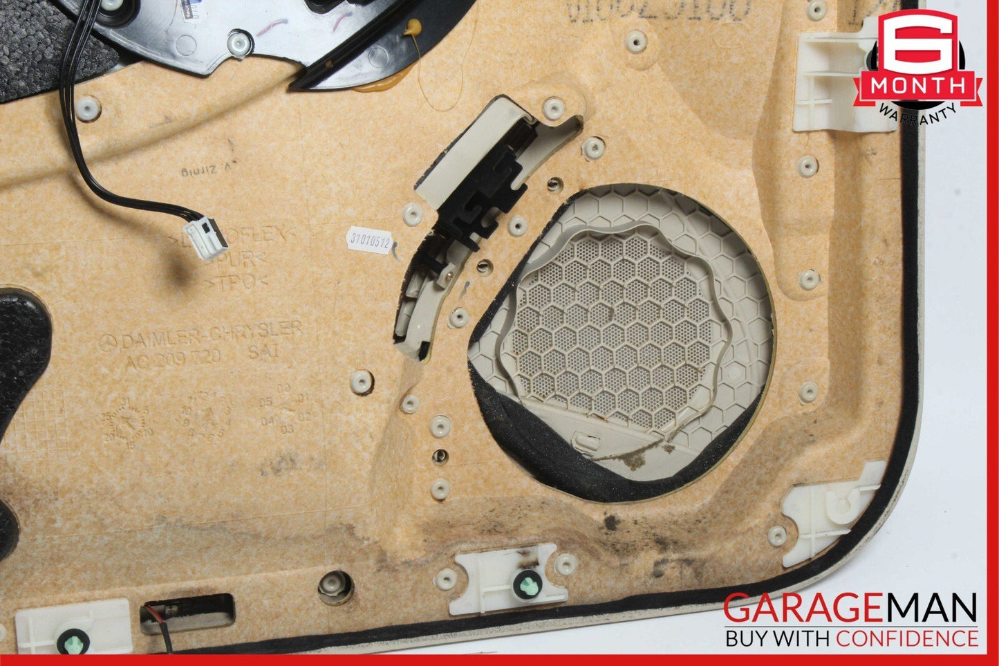 03-05 Mercedes W209 CLK500 Convertible Right Passenger Interior Door Panel Beige