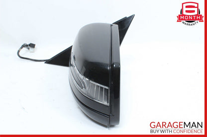 10-13 Mercedes W221 S550 S63 AMG Front Left Side Mirror Door Rear View Black OEM