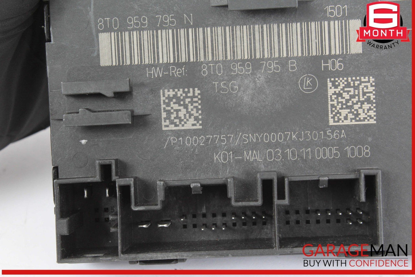 09-12 Audi S4 Rear Right or Left Side Door Control Module Unit 8T0959795N OEM