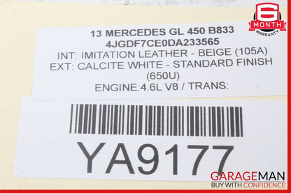 13-19 Mercedes X166 GL450 GLS550 Rear SAM Module Control Unit Signal Acquisition