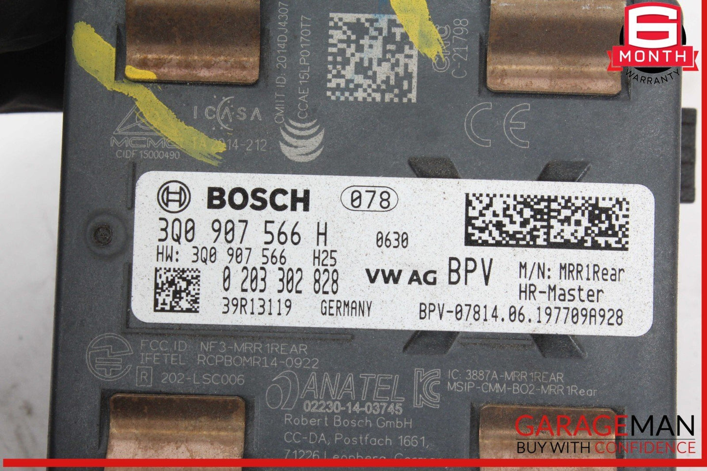 17-20 Audi S3 A3 Rear Right Passenger Side Blind Spot Radar Sensor Module OEM