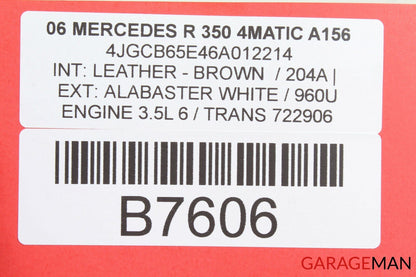 06-09 MERCEDES W251 R350 COMPASS COMPUTER CONTROL MODULE Q04 OEM