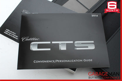 2014 Cadillac CTS Leather Case for Owner Manual Operator User Repair Guide OEM