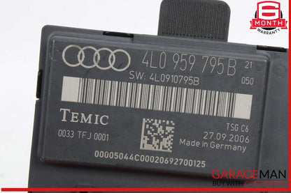 07-09 Audi Q7 Rear Left Driver Side Door Control Module Unit 4L0959795B OEM
