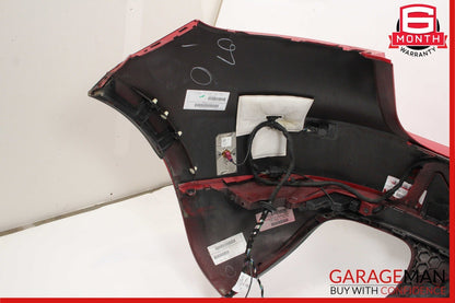 15-18 Porsche Macan 95B Rear Bumper Cover Panel Park Assist Assembly Red OEM