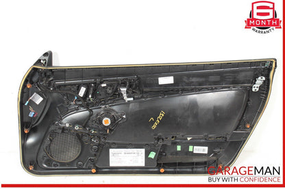 12-16 Mercedes R172 SLK250 Front Left Side Interior Door Panel Assembly Black
