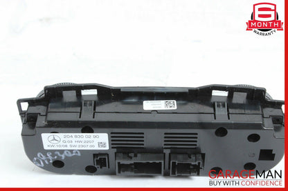 08-11 Mercedes W204 C300 AC A/C Climate Control Switch Module 2048300290 OEM