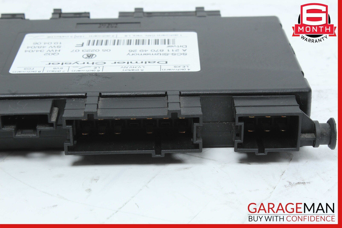 03-12 Mercedes W164 ML500 R350 GL350 Front Left Seat Control Module OEM