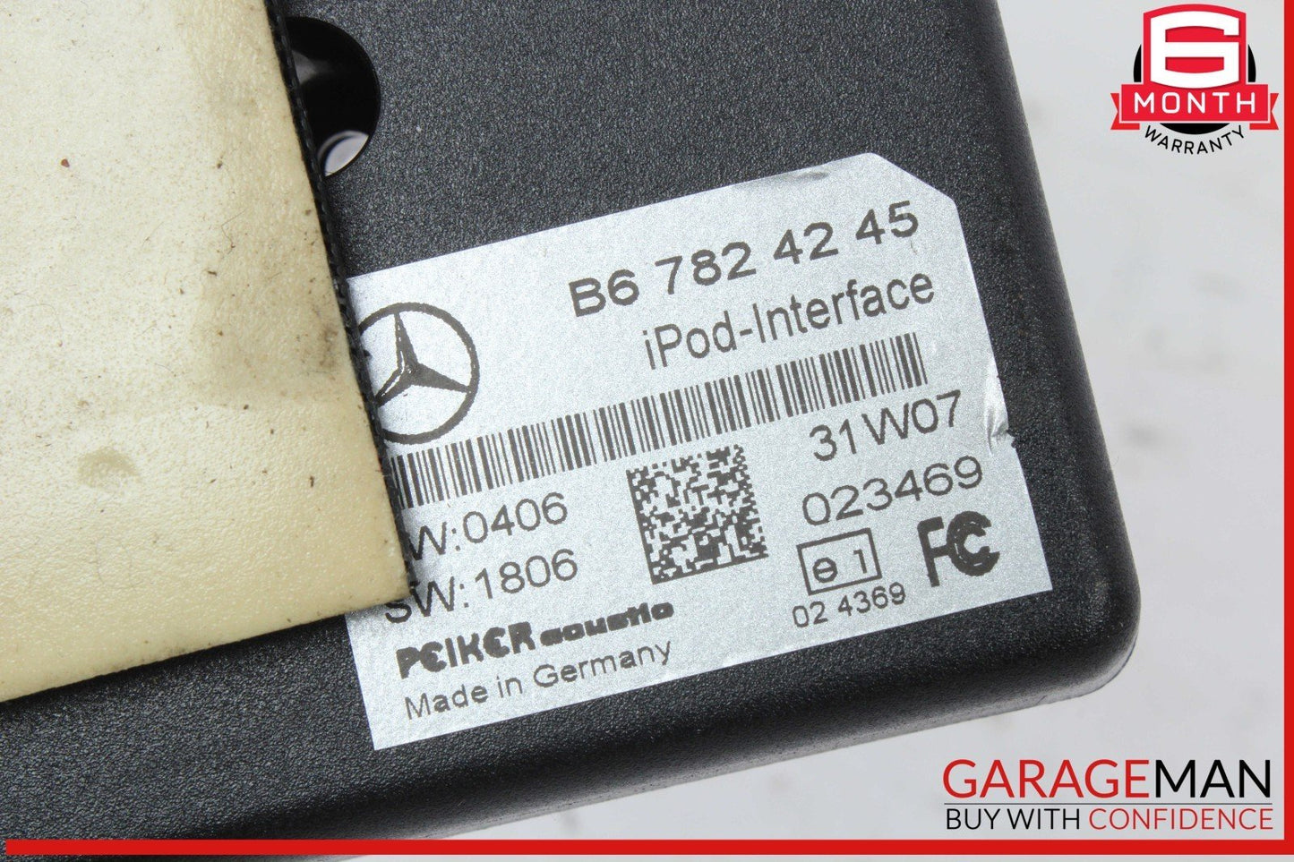 07-14 Mercedes W221 S550 CL550 CL63 AMG Ipod Interface Control Module B67824245