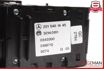 07-14 Mercedes W221 S550 CL550 Electronic Parking Button Switch 2215401445 OEM