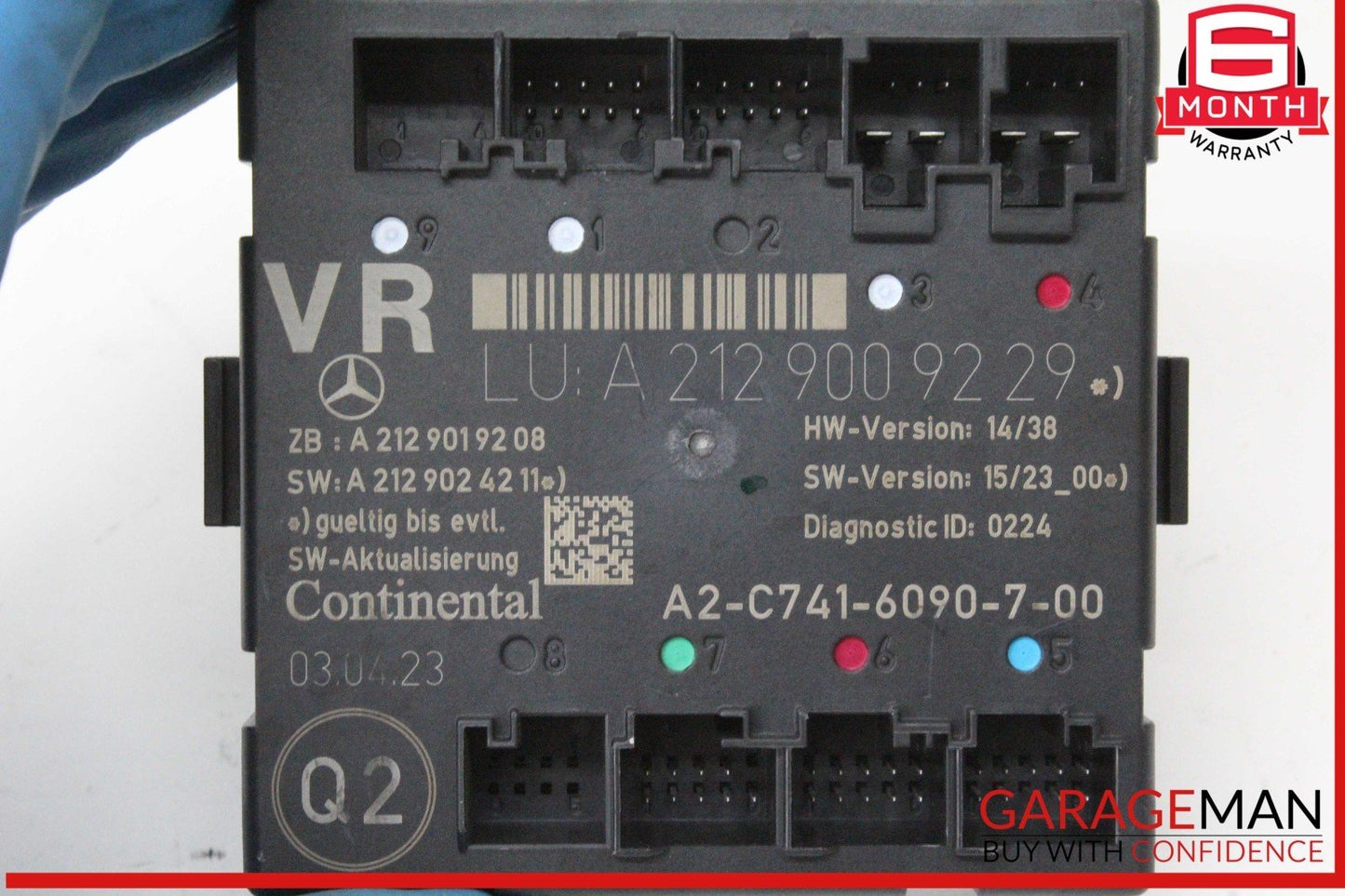 08-18 Mercedes-Benz E350 W212 Right Front Door Control Module 2129009229 OEM