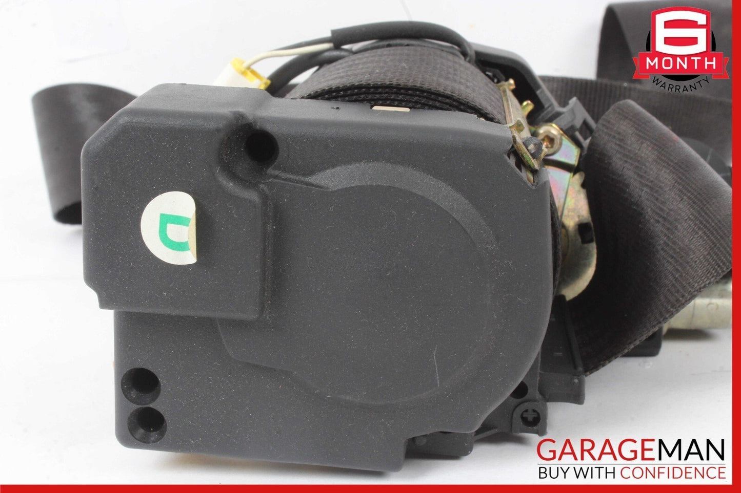03-08 Maserati Quattroporte M139 Front Left Driver Side Seat Belt Black OEM