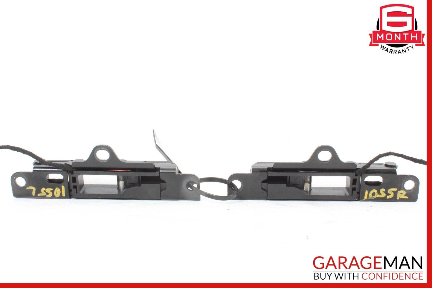 10-17 Audi S5 A5 Front Top Latch Lock End Plate Set of 2 Pc OEM