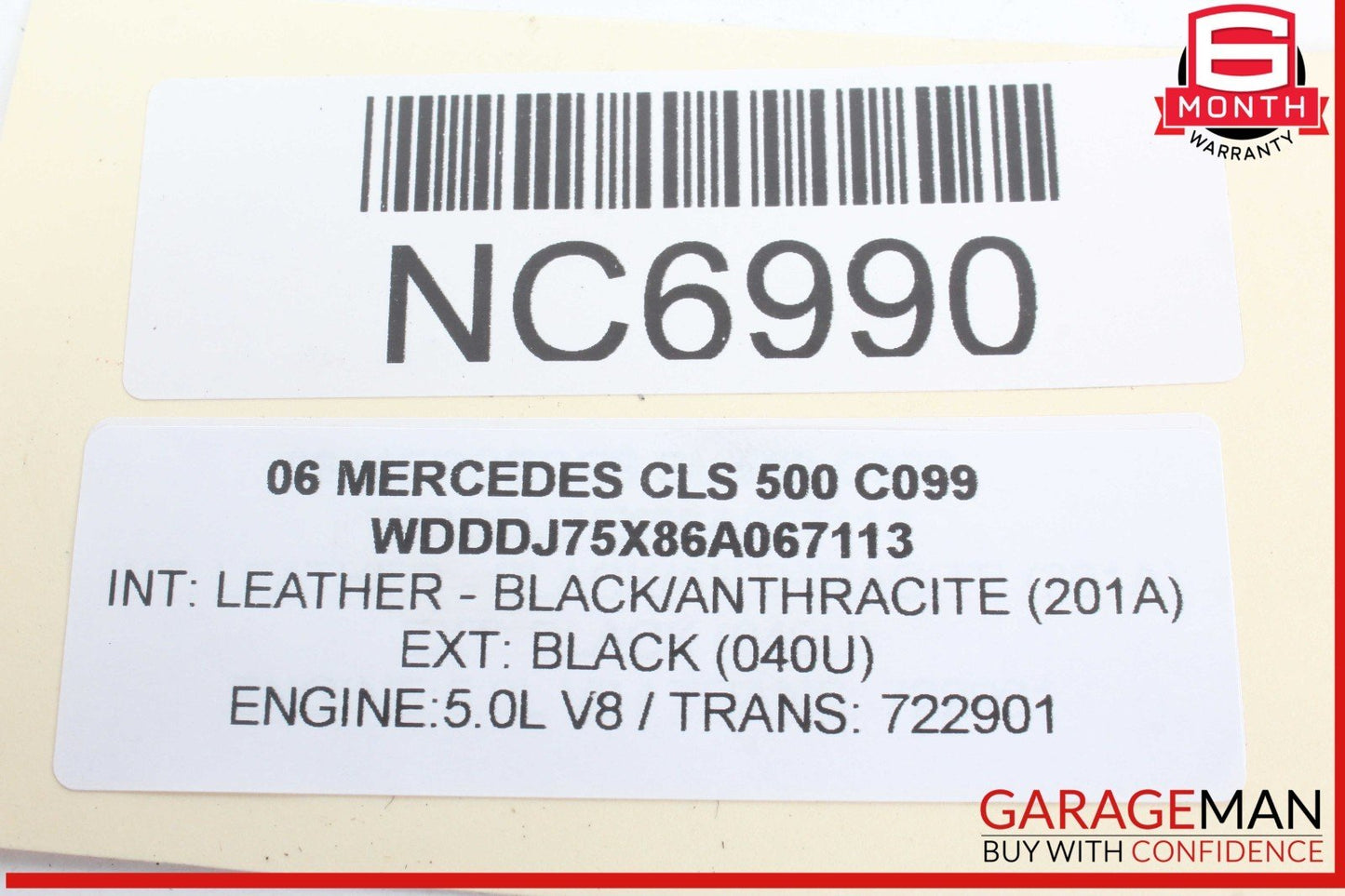 03-11 Mercedes W219 CLS500 Rear Left or Right Side Window Control Switch Button