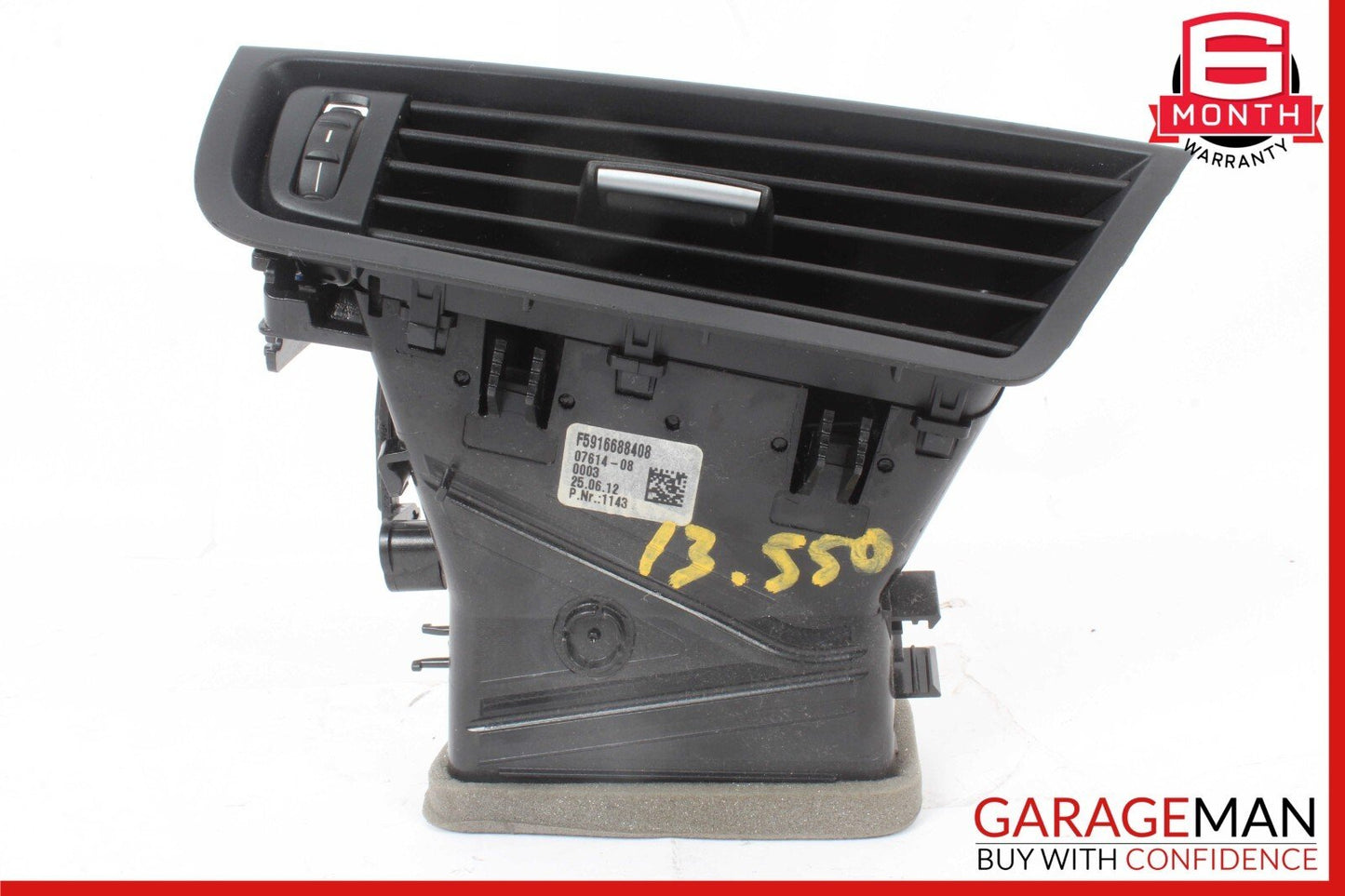 11-16 BMW 528i 535i 550i Front Right Passenger Side Ac Air Dash Vent Grille Oem
