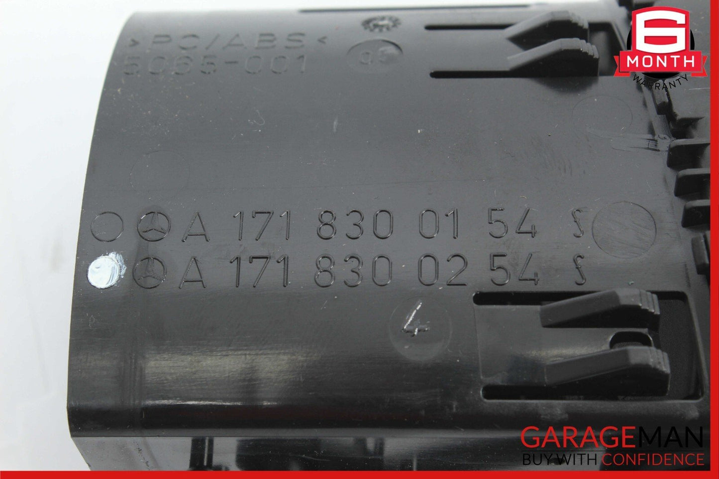 05-11 Mercedes R171 SLK280 SLK350 Air AC Vent Dash Left or Right Side Black OEM