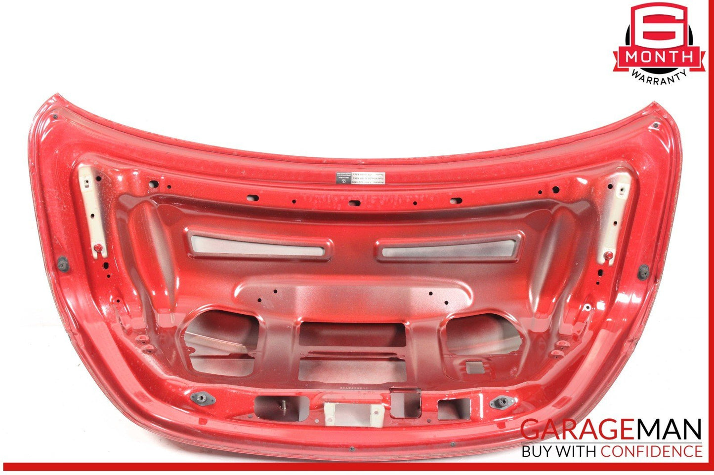 15-21 Mercedes W205 C300 C43 C63 AMG Rear Trunk Lid Shell Cover Panel Red OEM
