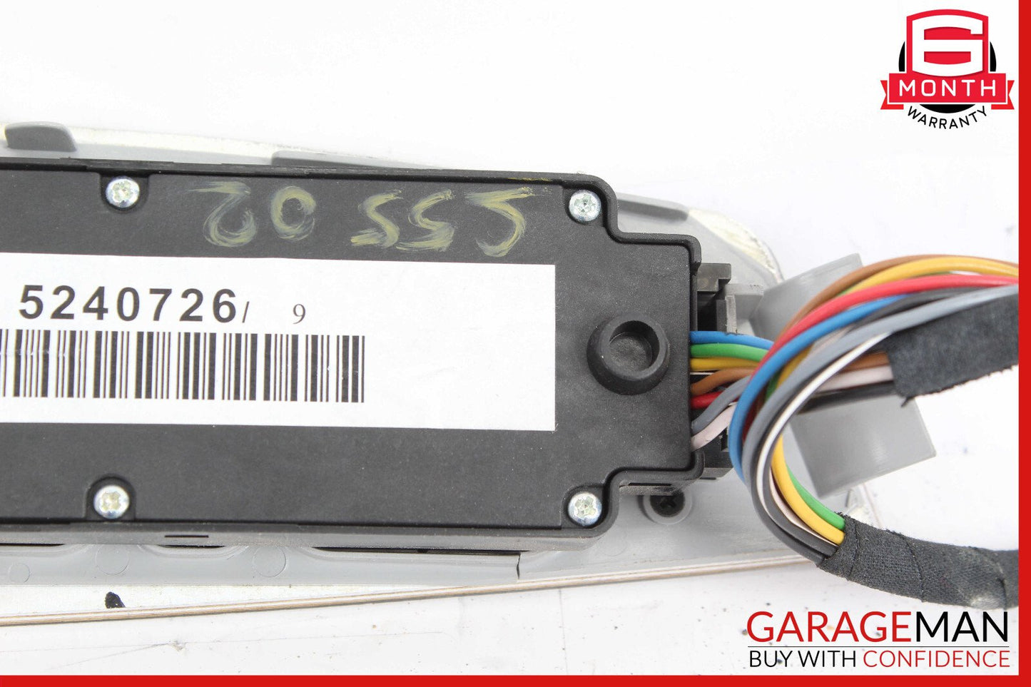 00-02 Mercedes W220 S55 Front Left Driver Side Master Window Switch Panel Wood
