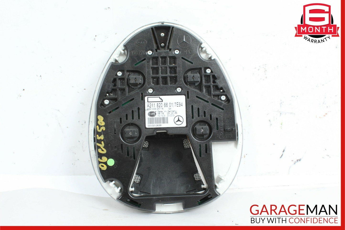 03-11 Mercedes W219 CLS500 Rear Overhead Dome Light Lamp Grey 2118206601 OEM