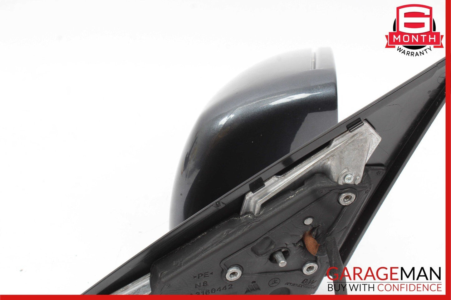 12-14 Mercedes W204 C300 Front Right Side Mirror Door Rear View Glass Grey OEM