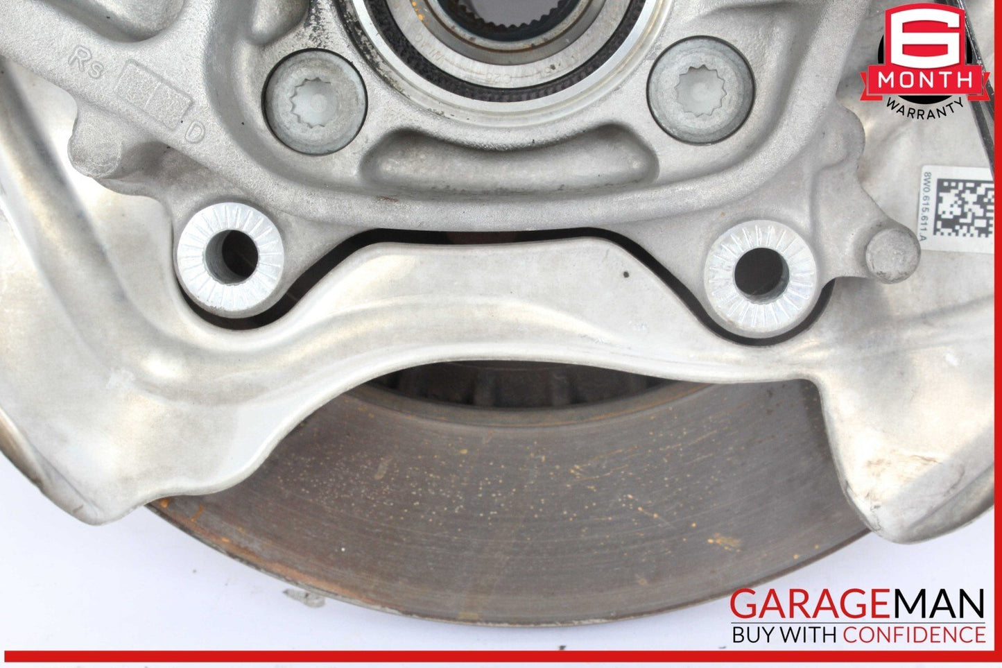 17-24 Audi A4 Allroad Rear Left Driver Side Spindle Knuckle Hub w/ Disc Rotor OEM