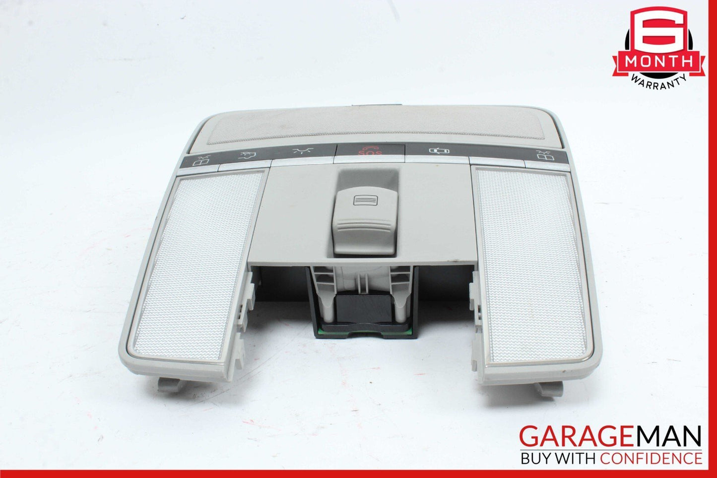 07-10 Mercedes W216 CL550 S550 Overhead Dome Light Sunroof Control Assy Grey OEM