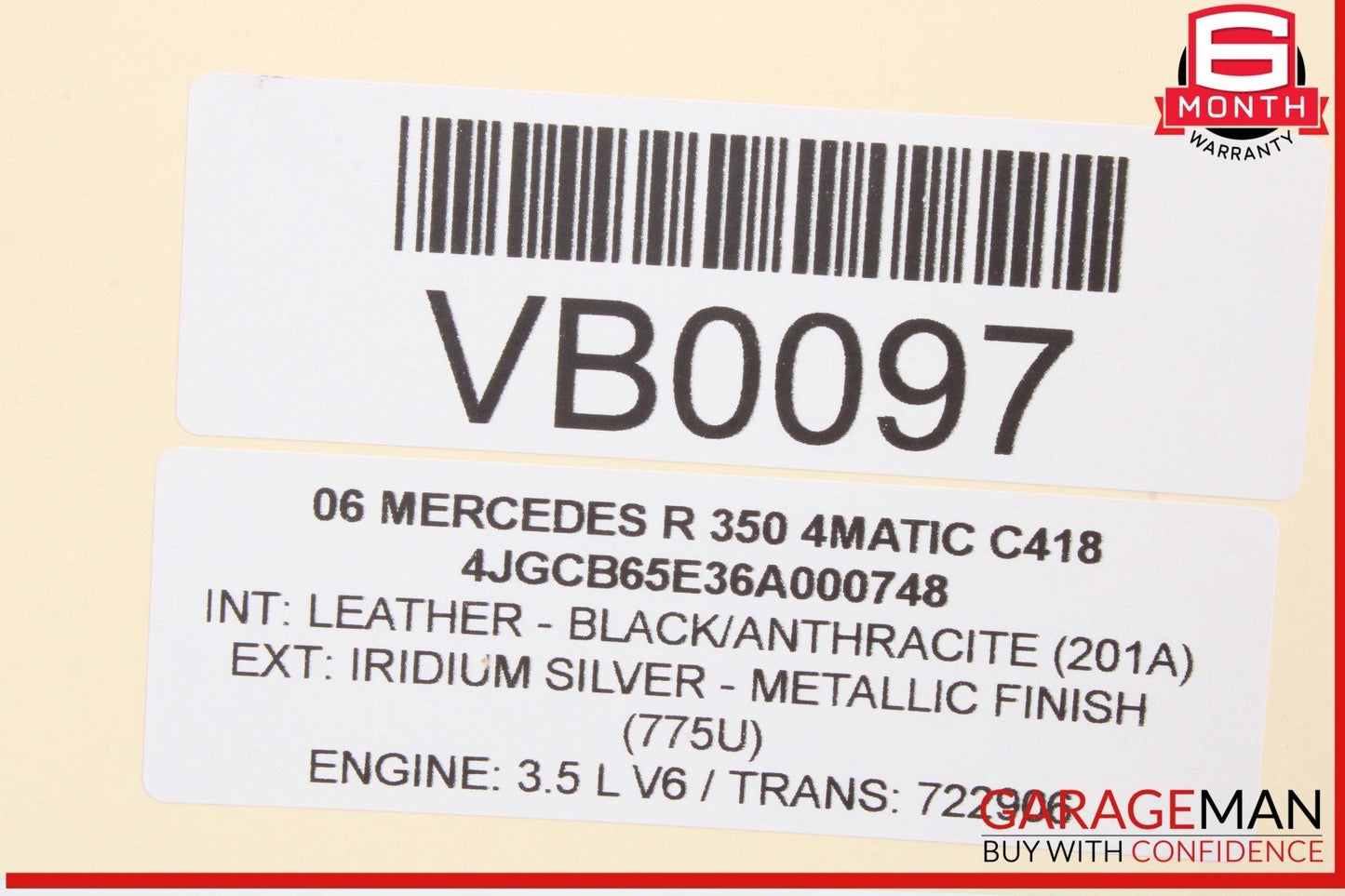 06-10 Mercedes W251 R350 4MATIC Front Left Driver Side Parking Light OEM