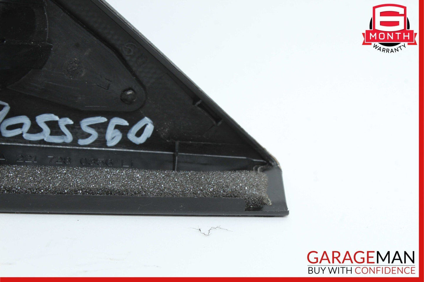 07-13 Mercedes W221 S550 Front Left Side Door Tweeter Speaker Cover Black OEM