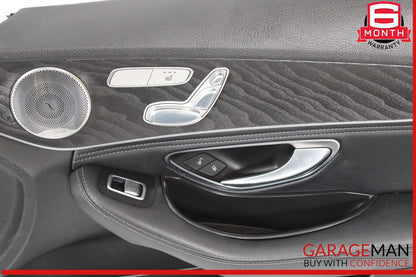 15-20 Mercedes W205 C300 C43 AMG Front Right Side Interior Door Panel Cover OEM