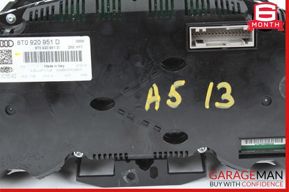 12-16 Audi A5 Speedometer Odometer Instrument Cluster Gauge Assembly OEM