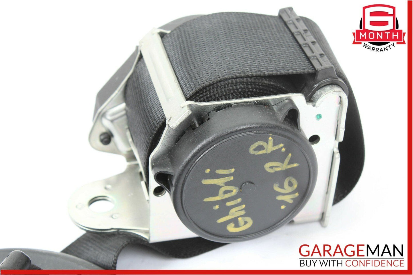 14-17 Maserati Ghibli Rear Right or Left Side Seatbelt Seat Belt Retractor Black