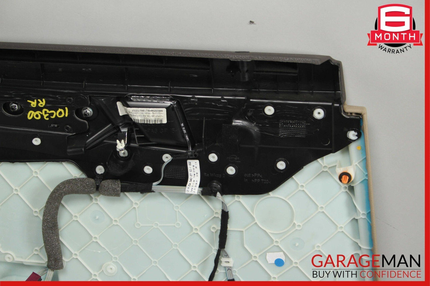 08-14 Mercedes W204 C250 C300 Rear Right Interior Door Panel Trim Assembly Beige