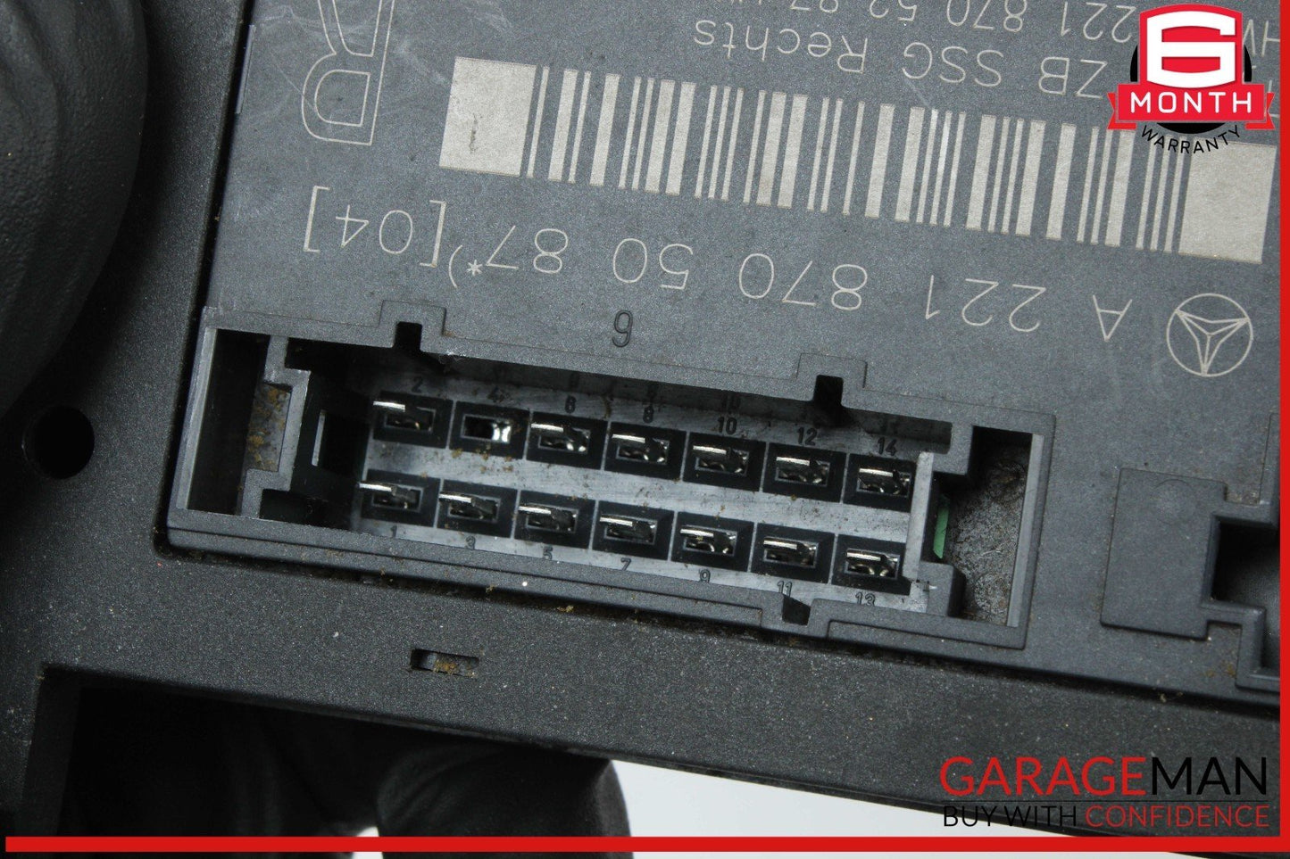 07-13 Mercedes W221 S550 Front Right Side Under Seat Control Module Unit OEM