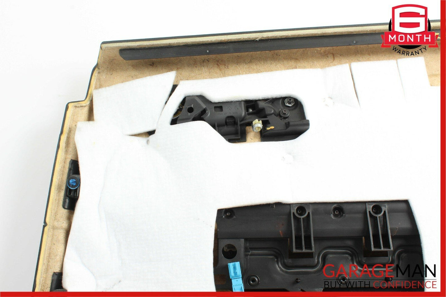 06-10 Mercedes W251 R350 Rear Left Side Complete Interior Door Panel Cover Black