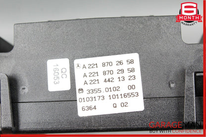 07-13 Mercedes W216 CL550 S550 S63 AMG A/C AC Heater Climate Control Switch OEM