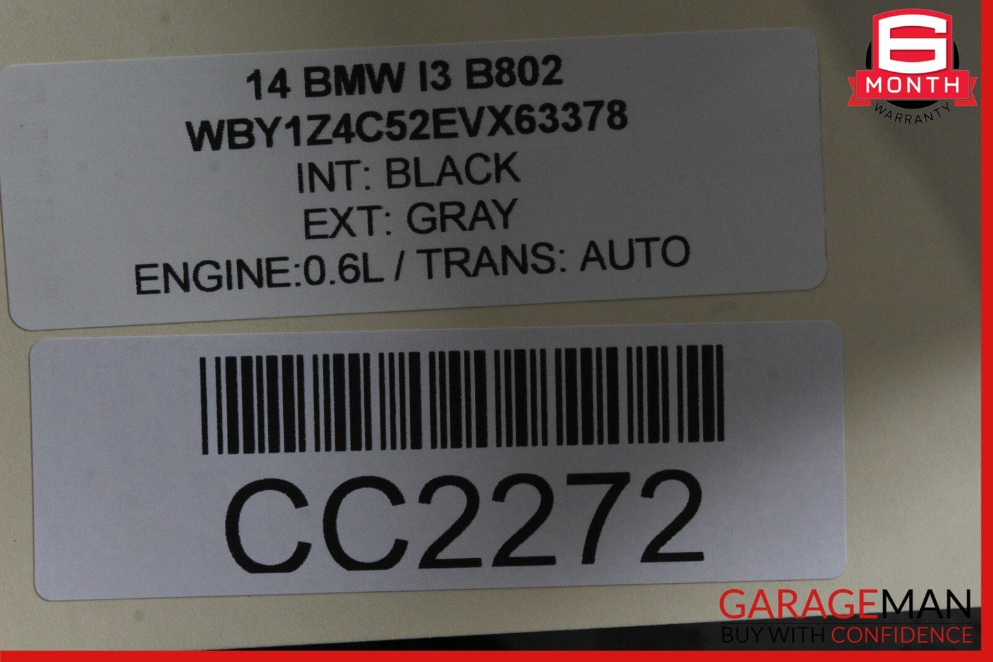 14-17 BMW i3 I01 Hybrid Engine High Voltage Battery 60Ah 728838 OEM
