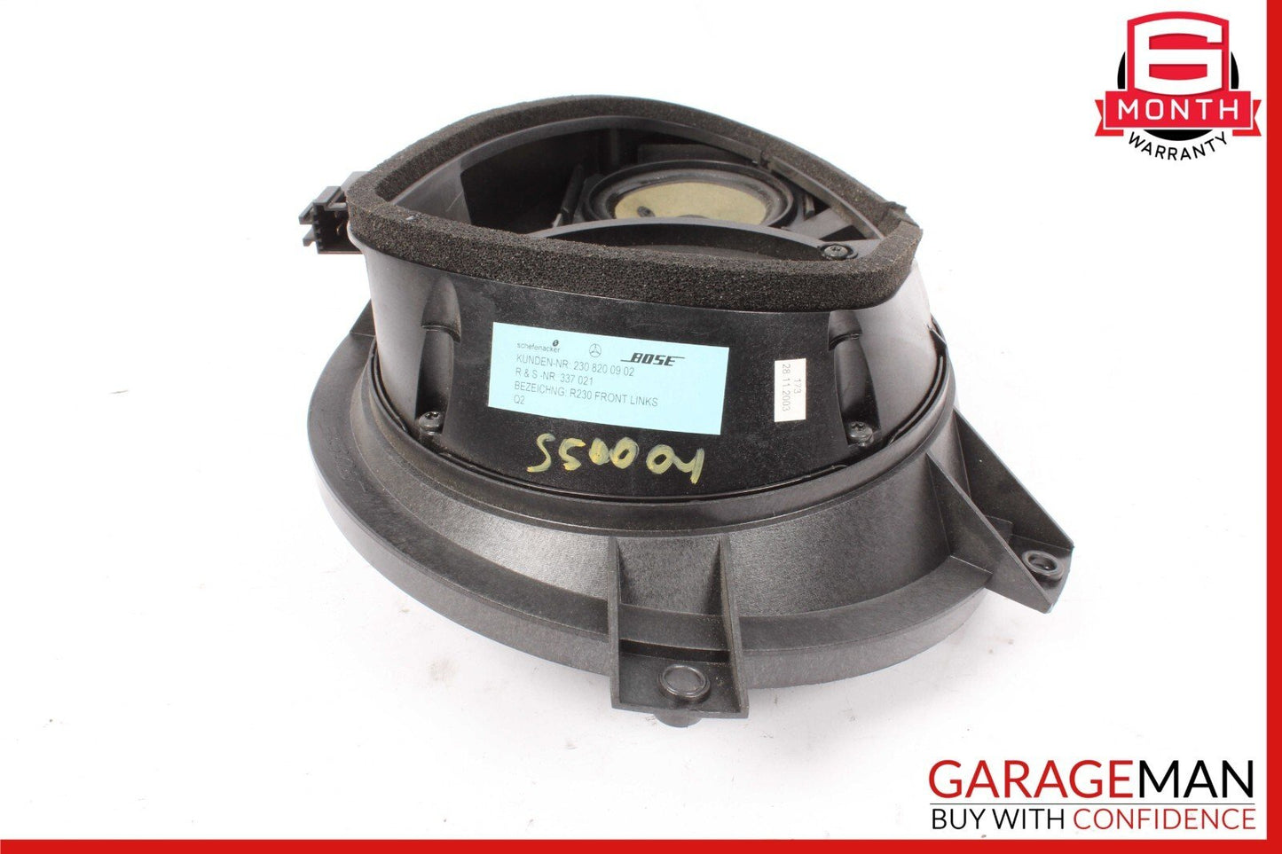 03-08 Mercedes R230 SL500 SL550 Door Audio Speaker Bose Left Driver Side OEM