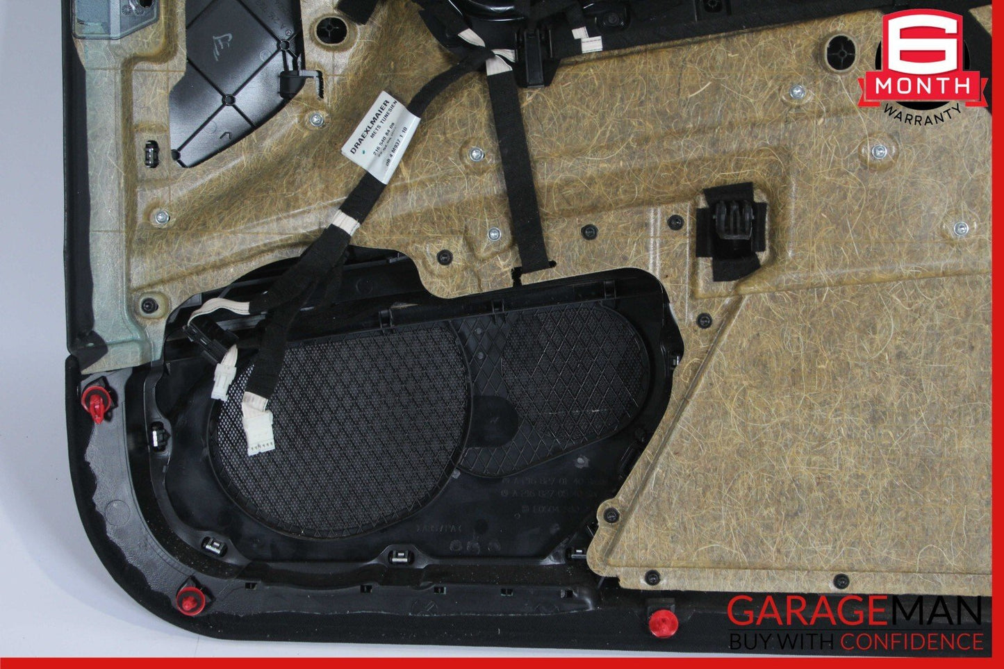 08-14 Mercedes W216 CL63 AMG Front Left Side Interior Door Panel Assy Brown
