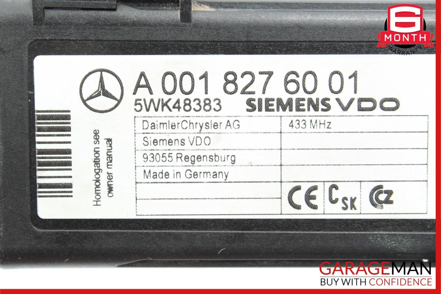 06-12 Mercedes X164 GL450 CLS550 SL550 TPMS Tire Pressure Antenna 0018277201 OEM