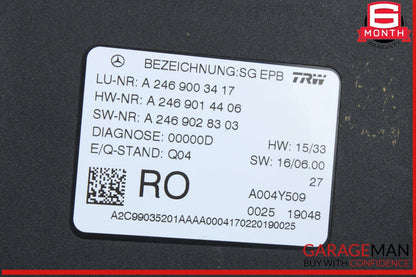 12-20 Mercedes X156 GLA250 SLK350 Hand Parking Brake Control Module Unit OEM