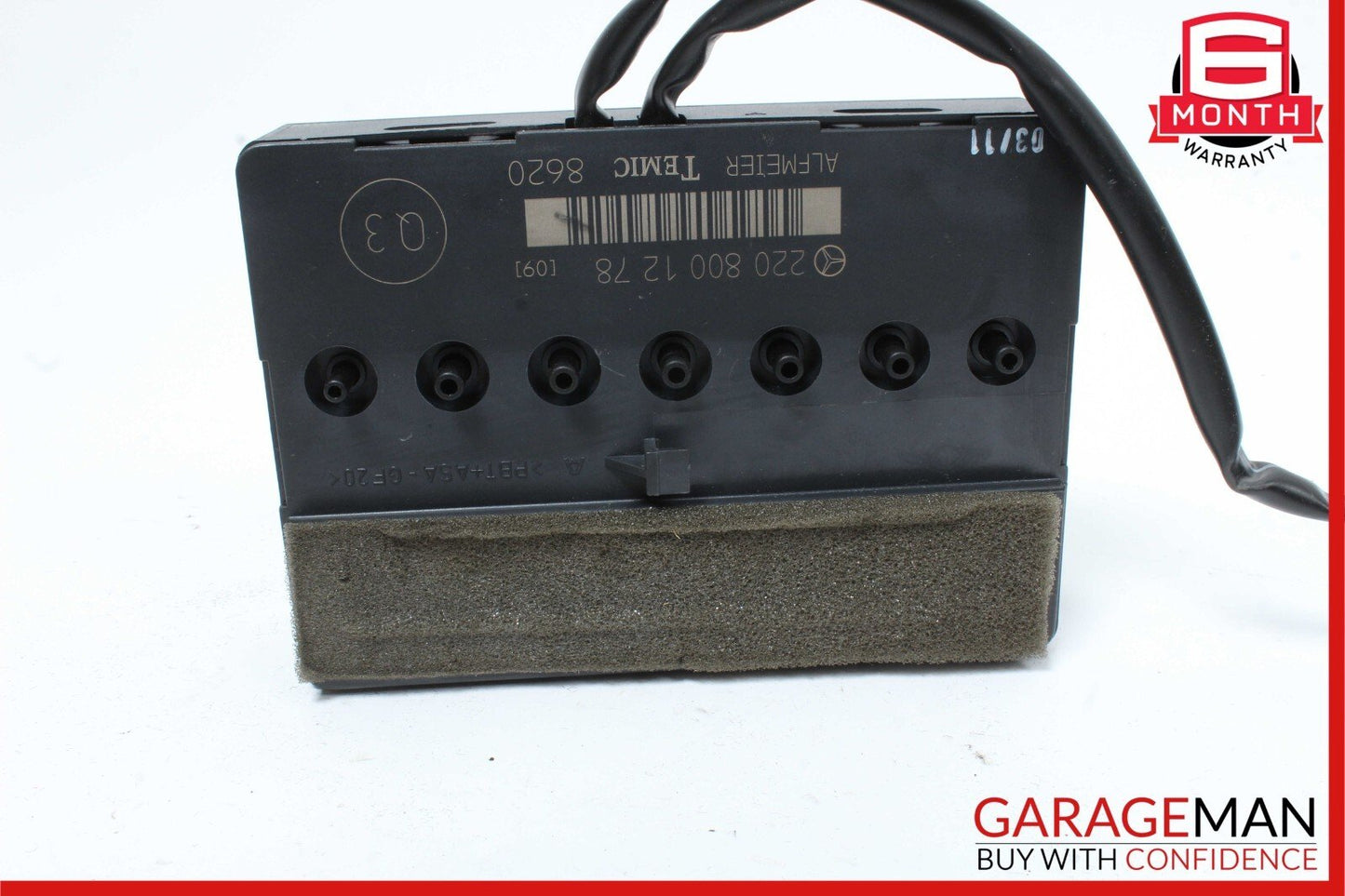 03-06 Mercedes W220 S430 Front Left Side Seat Valve Block Module Assembly OEM