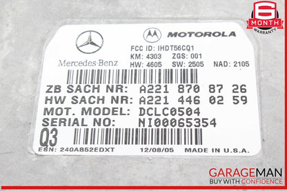 Mercedes W219 CLS500 ML350 Voice Communication Control Module 2218708726 OEM