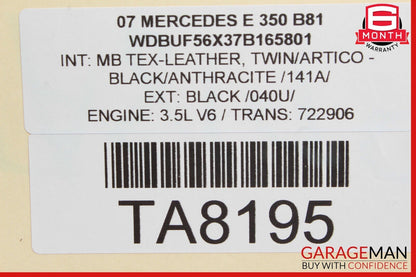 03-09 Mercedes W211 E350 E550 Rear Left Side Door Window Regulator Motor OEM