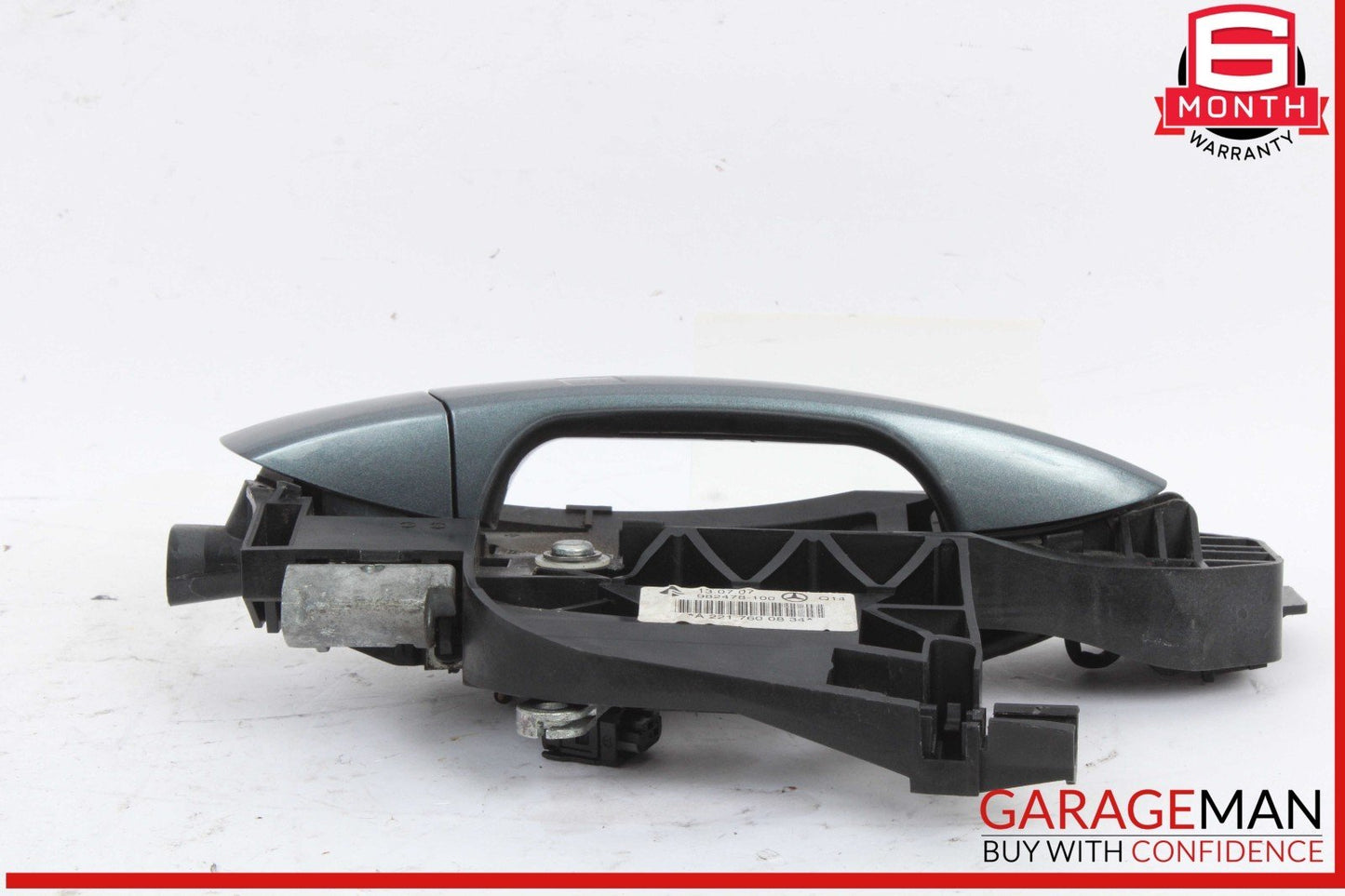 07-13 Mercedes W221 S550 Rear Right Passenger Side Exterior Door Handle Gray OEM