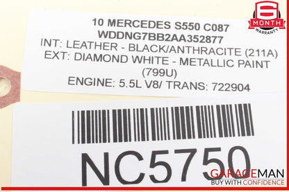 07-13 Mercedes W221 S550 S400 Front Left Side Seat Control Switch OEM