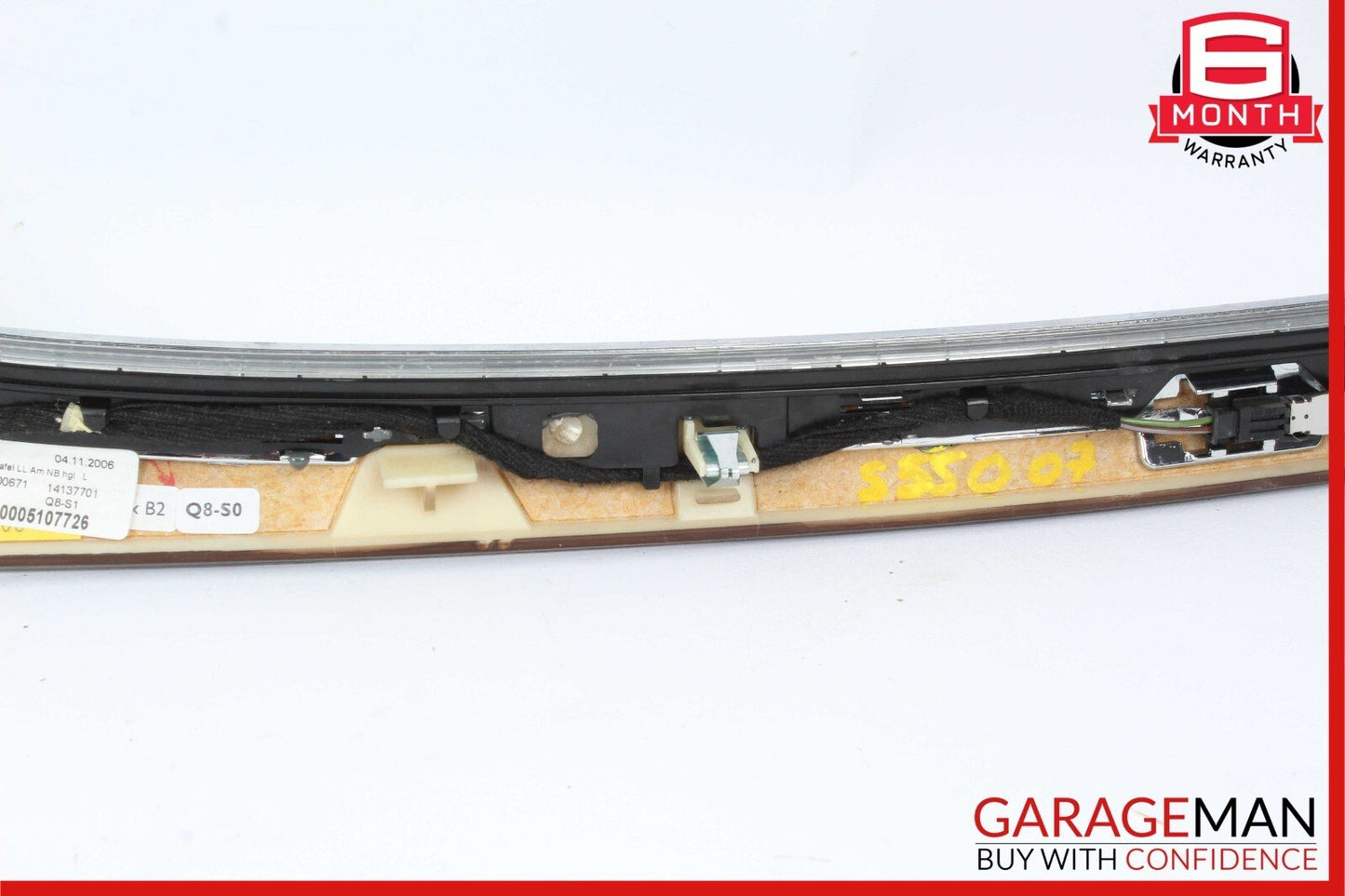 07-09 Mercedes W221 S450 S550 Front Dashboard Dash Trim Panel Cover Wood Bezel